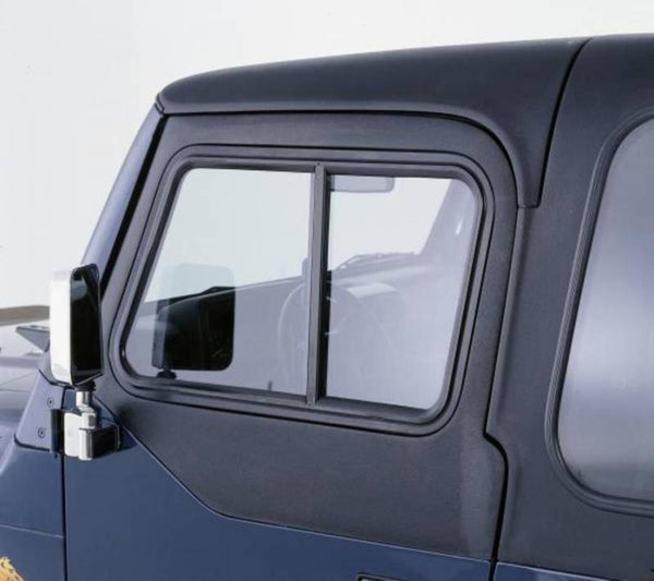Rampage 1987-1995 Jeep Wrangler Top Slider Half Door Window Black 9191 –  AutoPartsToys