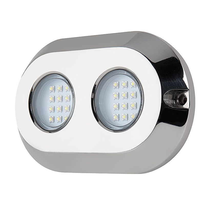 Race Sport Hydro BLAST 2 POD Underwater Marine 316 Stainless Steel White LED Lighting System MSUWL120W