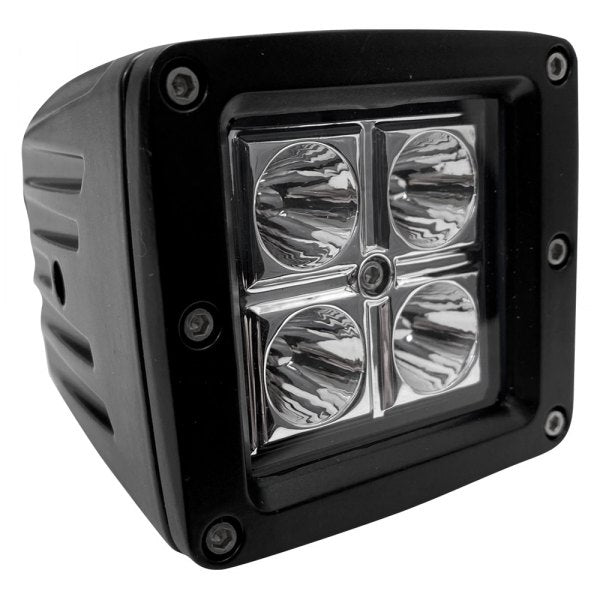 Race Sport Street Series 3x3 Inch 16W 4 LED Cree Cube Spot Light With Amber Optional Cover RS-4L-3X316W