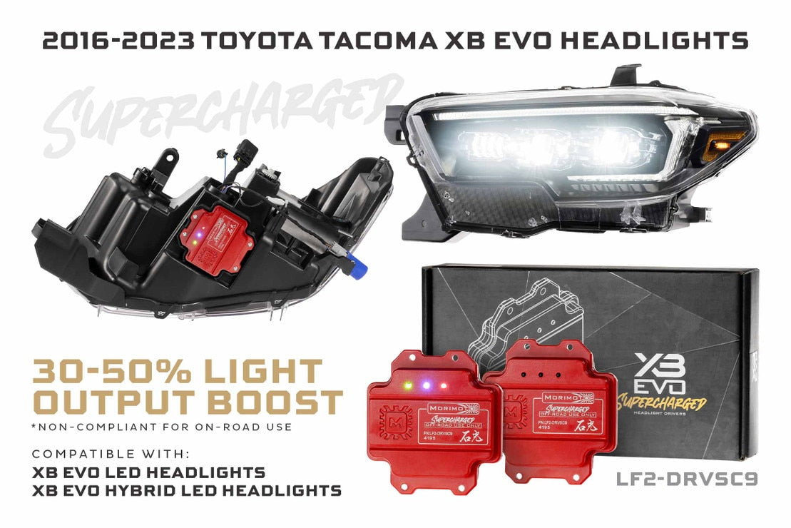 Morimoto 2016-2023 Toyota Tacoma XB Evo XB Evo Hybrid LF2-530 LF2-530Y Supercharged Drivers LF2-DRVSC9