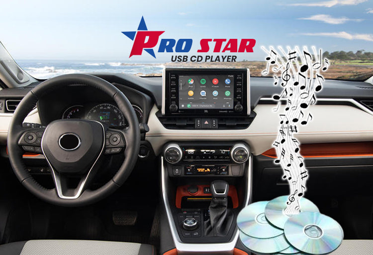 PRO STAR USB CD Player 2022-2025 Ford F-150 Lightning