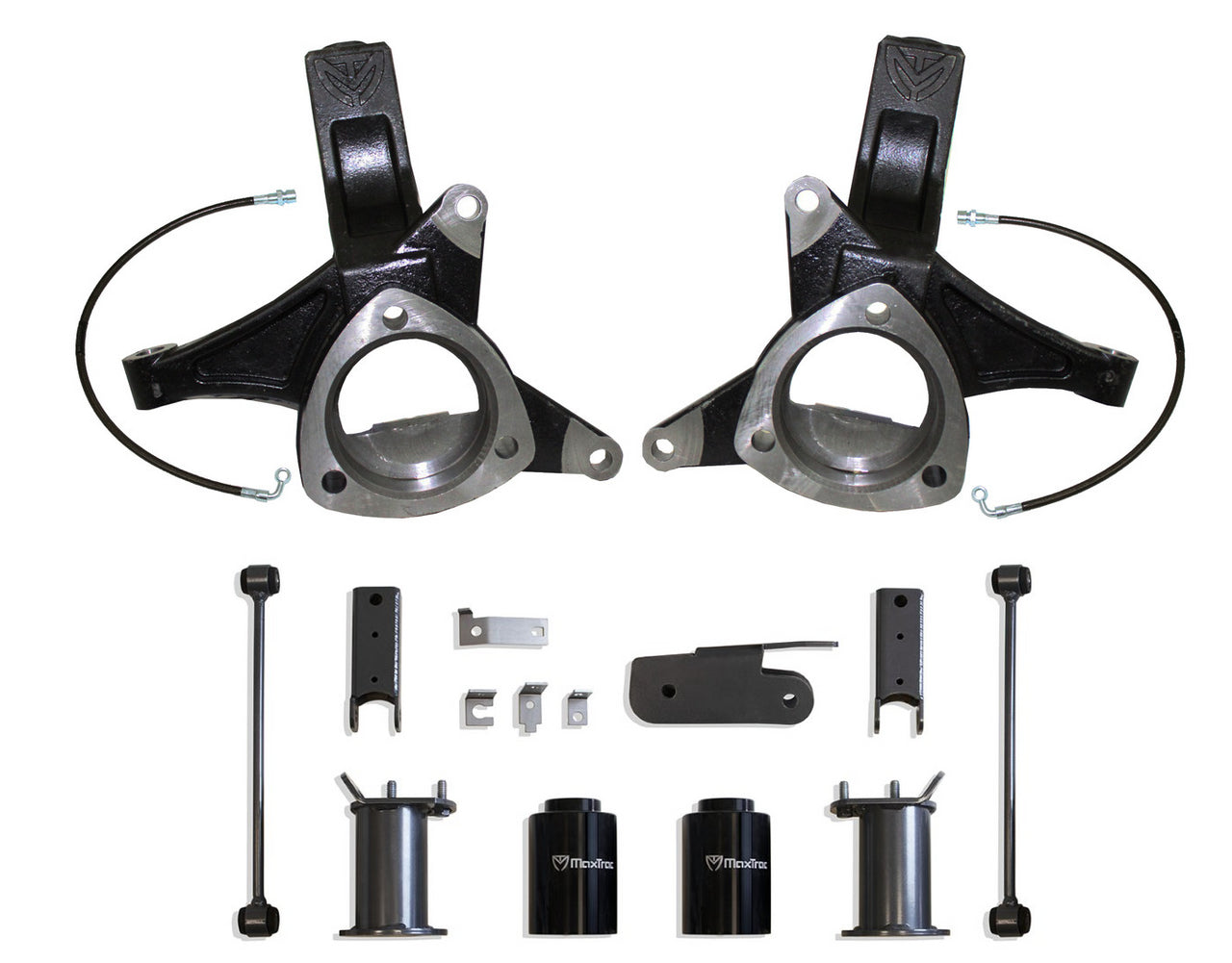 MaxTrac Suspension 2007-2013 Chevrolet Avalanche 2007-2014 Tahoe Suburban 2007-2014 GMC Yukon Yukon XL 2WD without Autoride 7.5/5" Lift Kit K881275