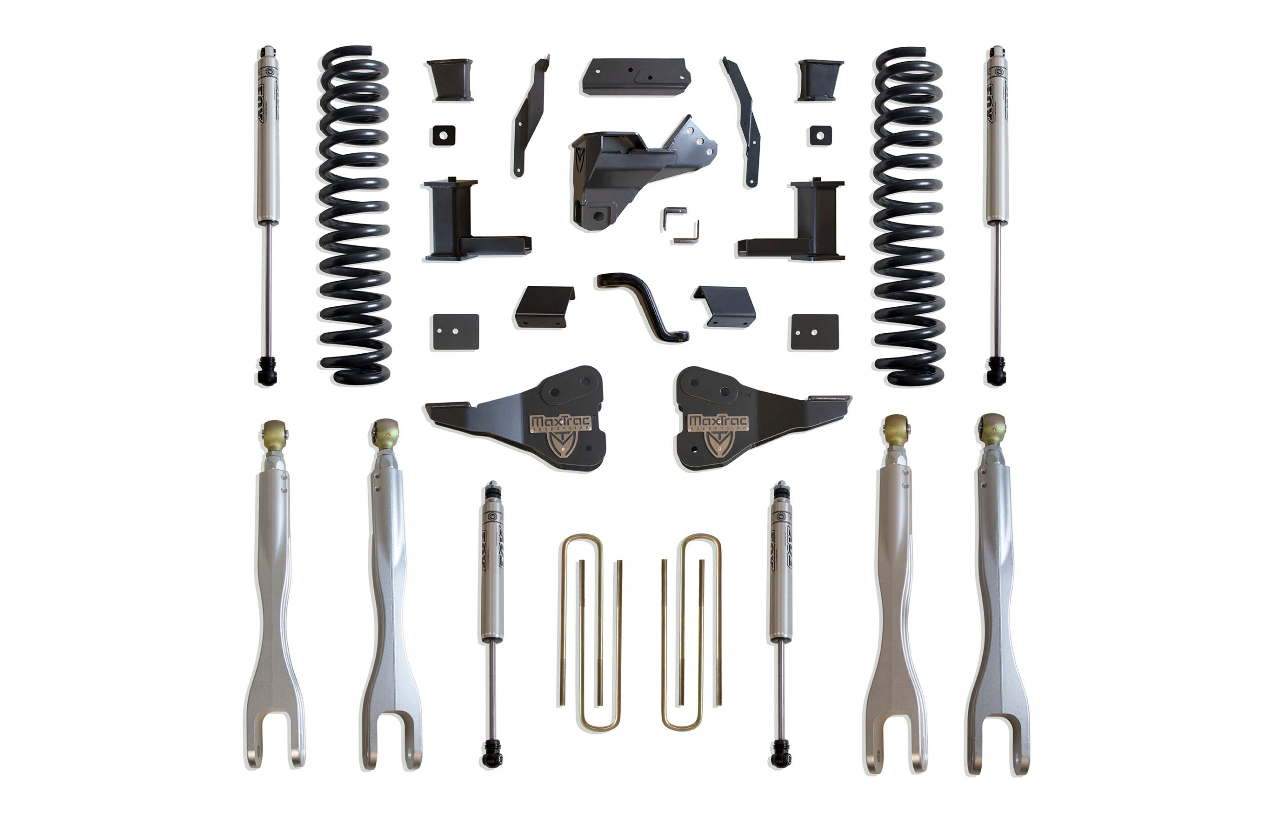 MaxTrac Suspension 8" Lift Kit with 4 Links Fox Shocks K943385FL