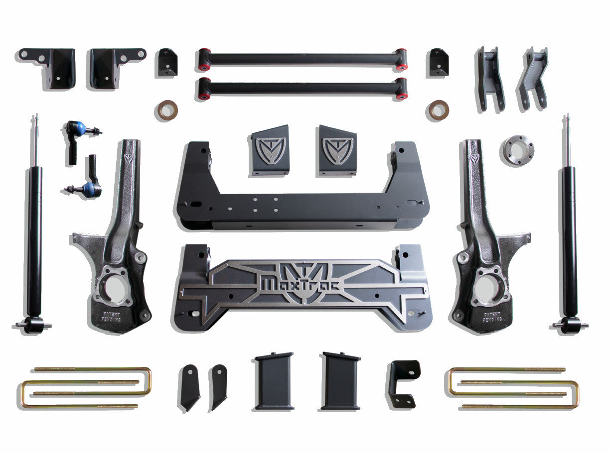 MaxTrac Suspension 2019-2023 Chevrolet Silverado 1500 GMC Sierra 1500 4WD Adjustable 7-8" Lift Kit K941975