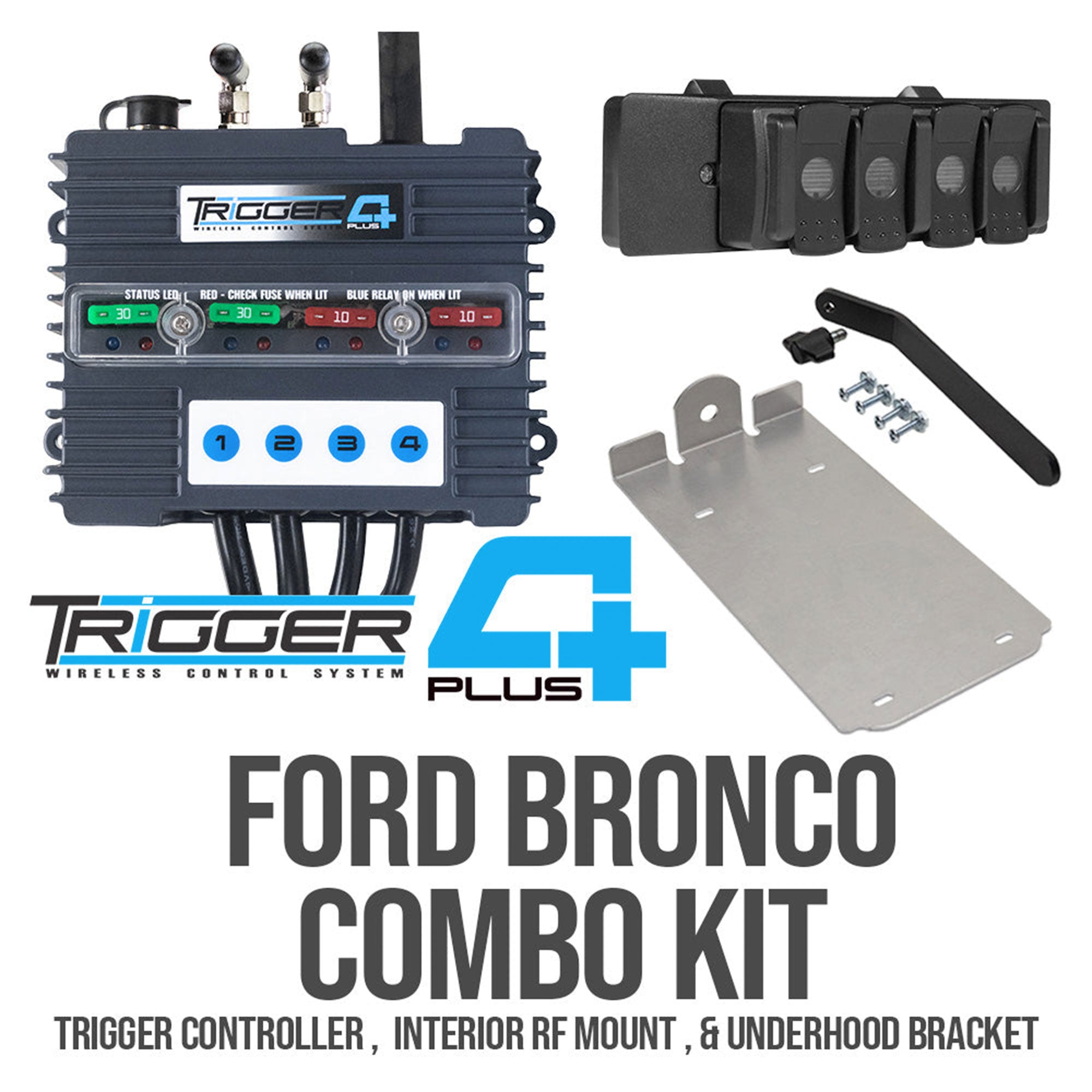 Trigger 2021-2024 Ford Bronco 4 Plus Controller Combo Kit 2100BRO