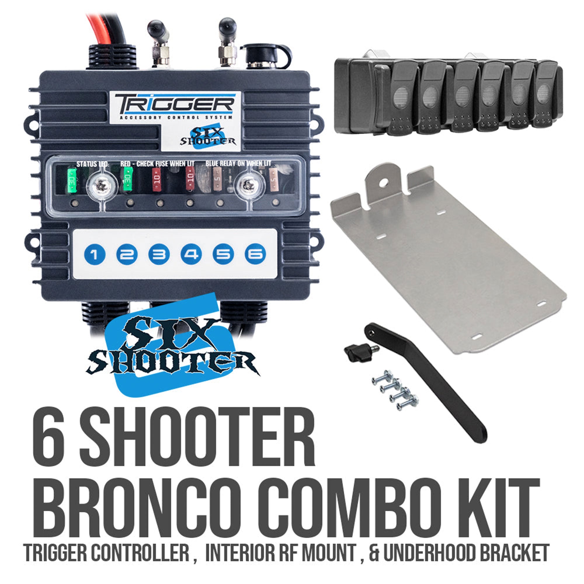 Trigger 2021-2024 Ford Bronco 6 Shooter Controller Combo Kit 3001BRO