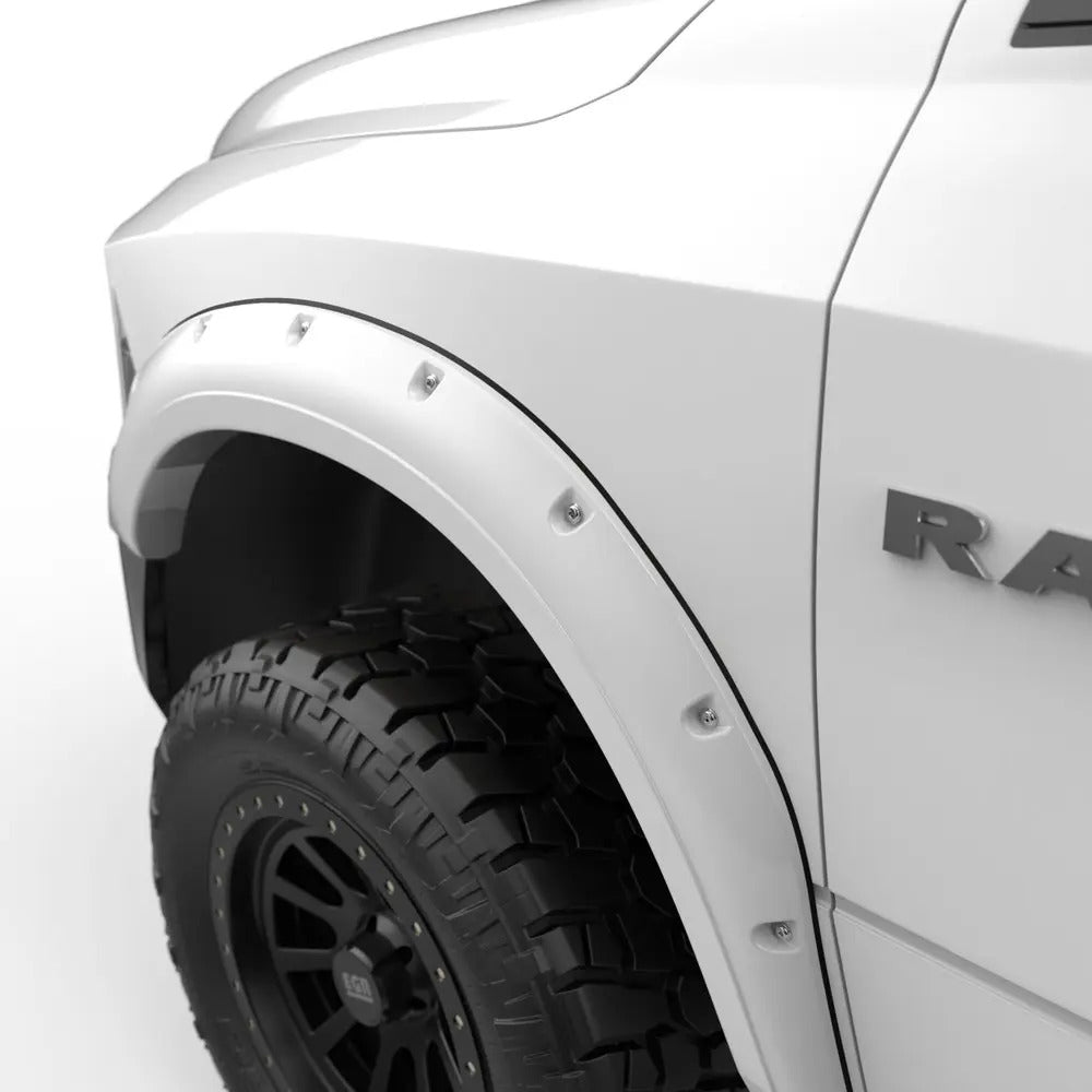 EGR 2010-2018 Dodge Ram 2500 3500 Bolt-on Look Fender Flare Set color White 792854-PW7