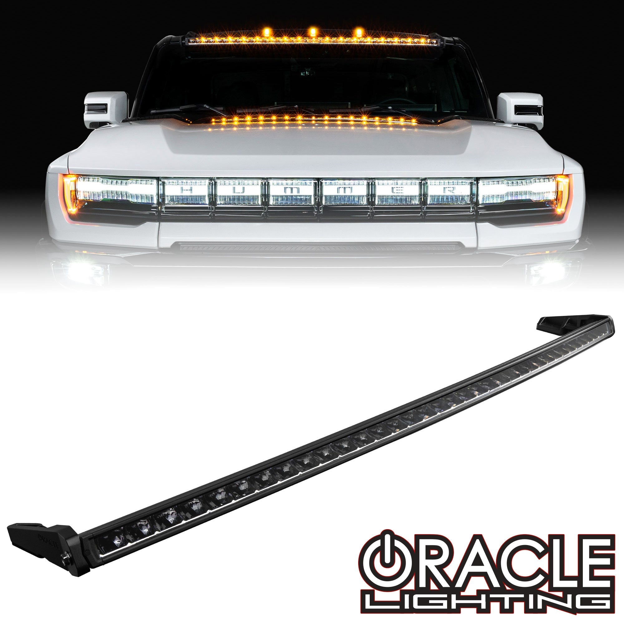 Oracle Lighting 2022-2024 Hummer EV 50" Roof Mount Curved Light Bar With Brackets 6923-023