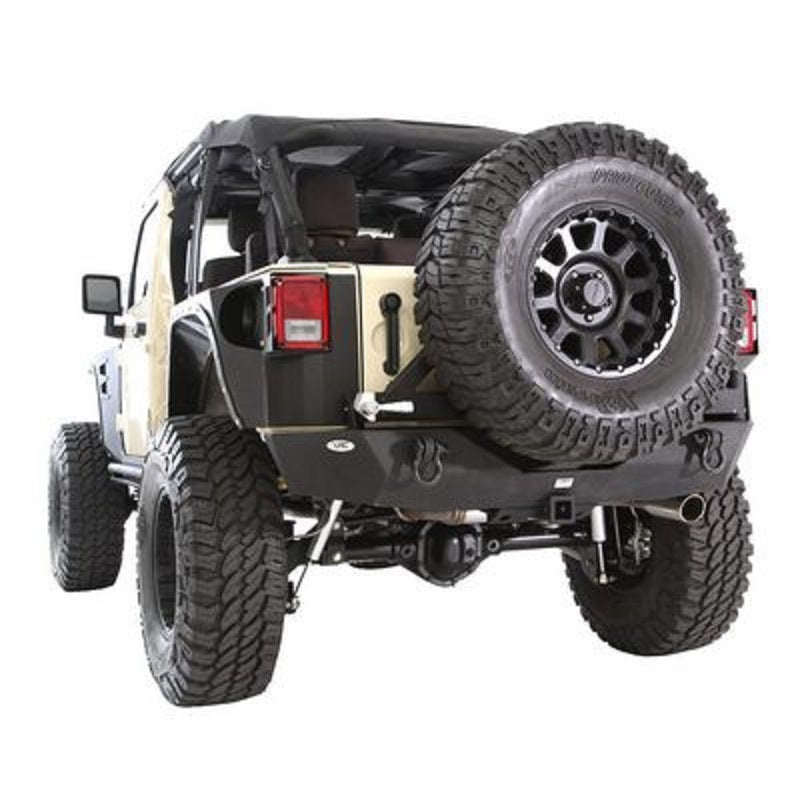 Smittybilt 2010-2018 Jeep Wrangler JK 4 Door Extended Brief Top Black ...