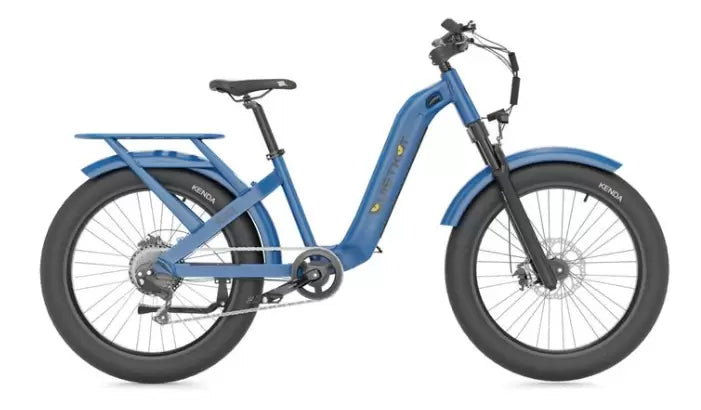 QuietKat Villager 5.0 Electric Bike 500w 16in Frame Classic Blue 22 VIL 50 BLU 16