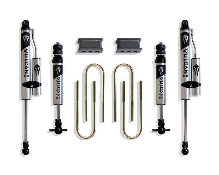 MaxTrac Suspension 2003-2008 Dodge Ram 1500 Mega Cab 2500 3500 2WD 2.5" Rear Box Lift Kit 3.625" X 10" U-Bolts 902225VR-S