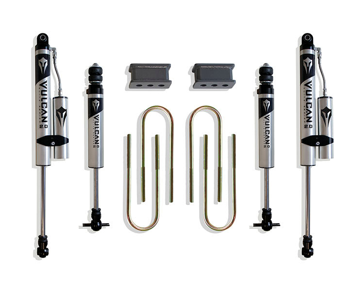 MaxTrac Suspension 2003-2008 Dodge Ram 1500 Mega Cab 2500 3500 2WD 2.5" Rear Box Lift Kit 4.125" X 16.5" U-Bolts 902225VR-XL