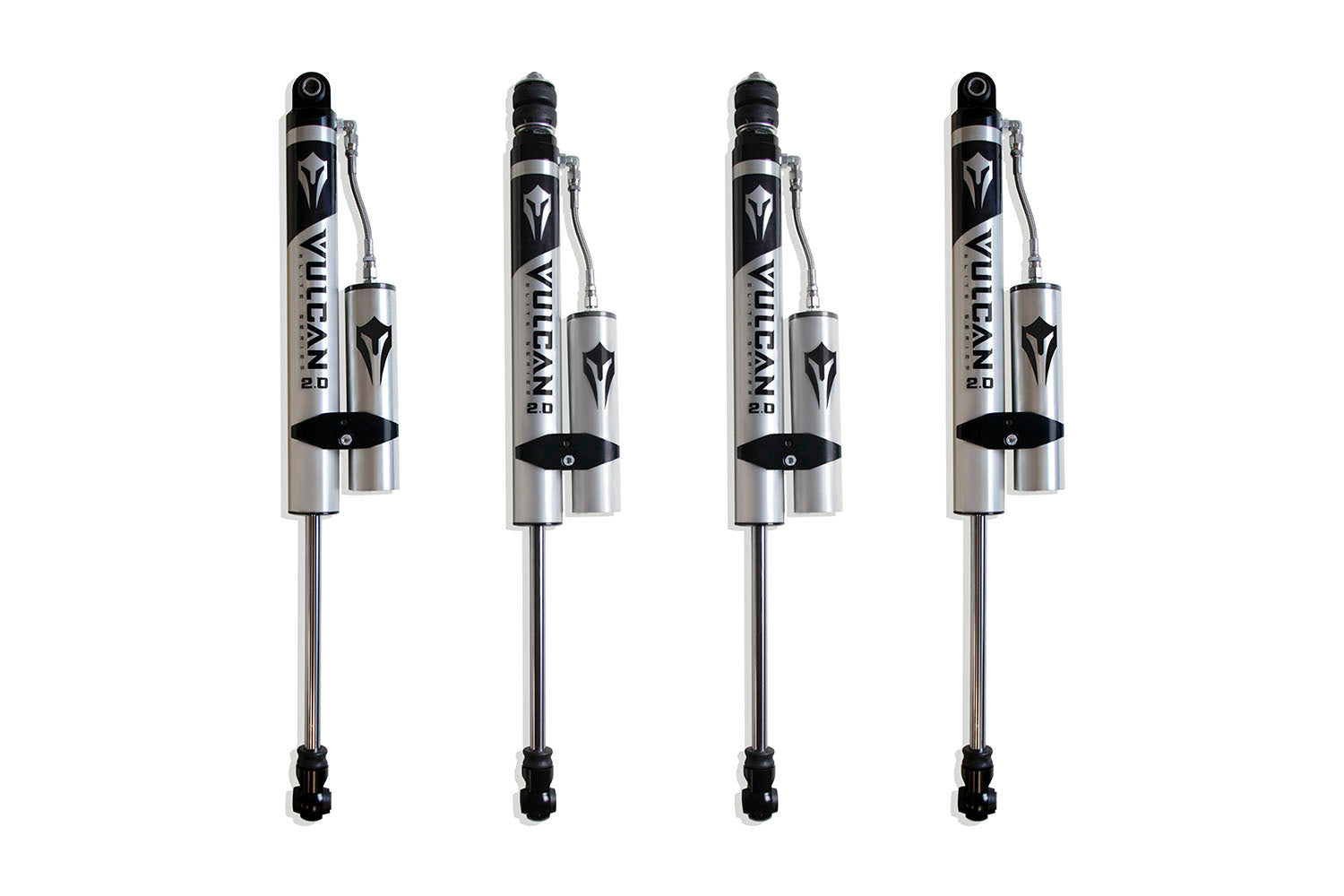 MaxTrac Suspension 2017-2023 Ford F-250 F-350 4WD 4" Front & Rear Fox 2.0 Performance Series Reservoir Shocks 943340VR