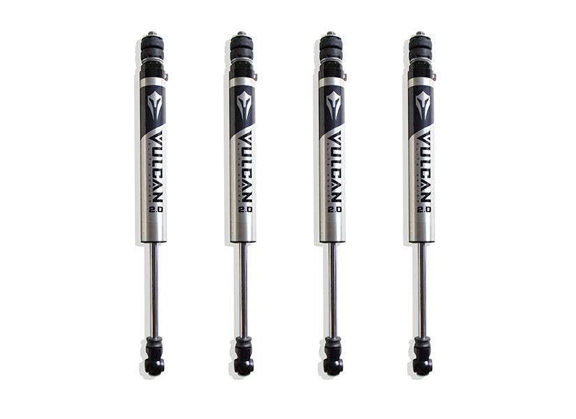 MaxTrac Suspension 2014-2023 Dodge Ram 2500 4WD 6" Front & Rear Vulcan Series Shocks 947260V