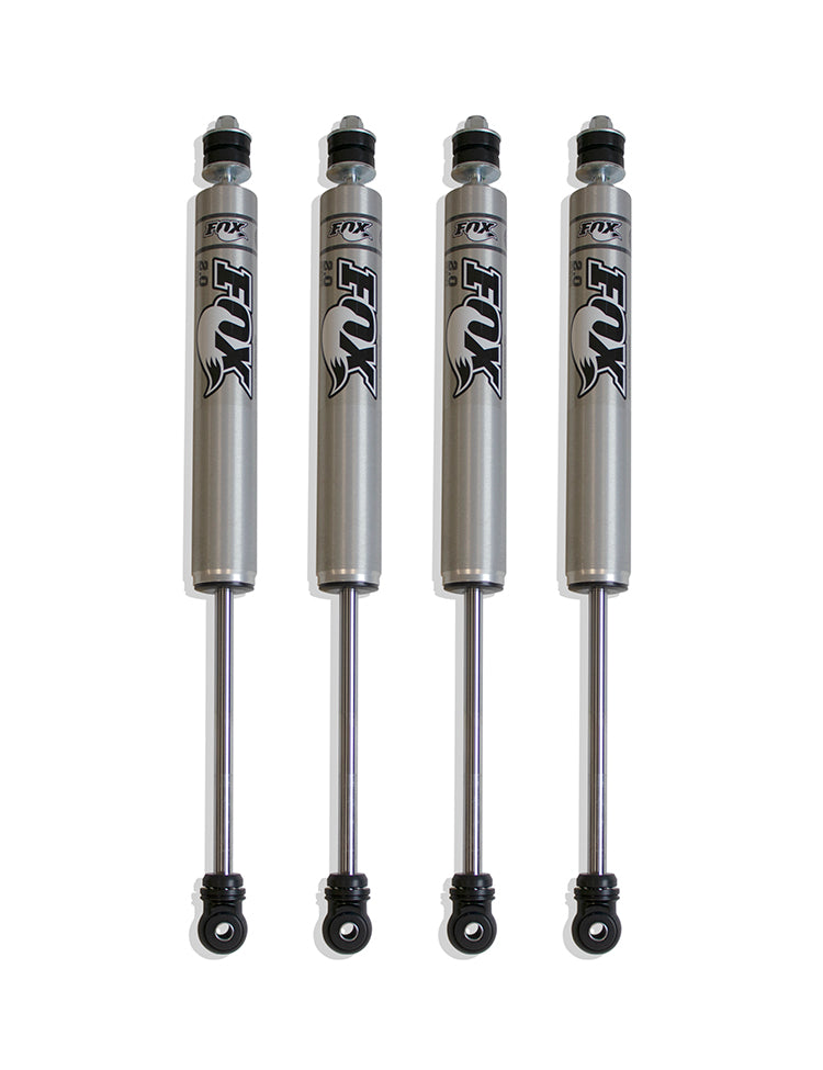 MaxTrac Suspension 2013-2023 Dodge Ram 3500 4WD 2.5" Front & Rear Fox 2.0 Performance Series Shocks 947325F