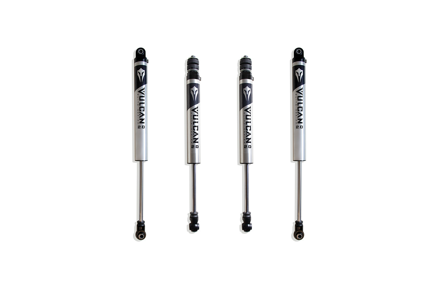 MaxTrac Suspension 2013-2023 Dodge Ram 3500 4WD 2.5" Front & Rear Vulcan Series Shocks 947325V