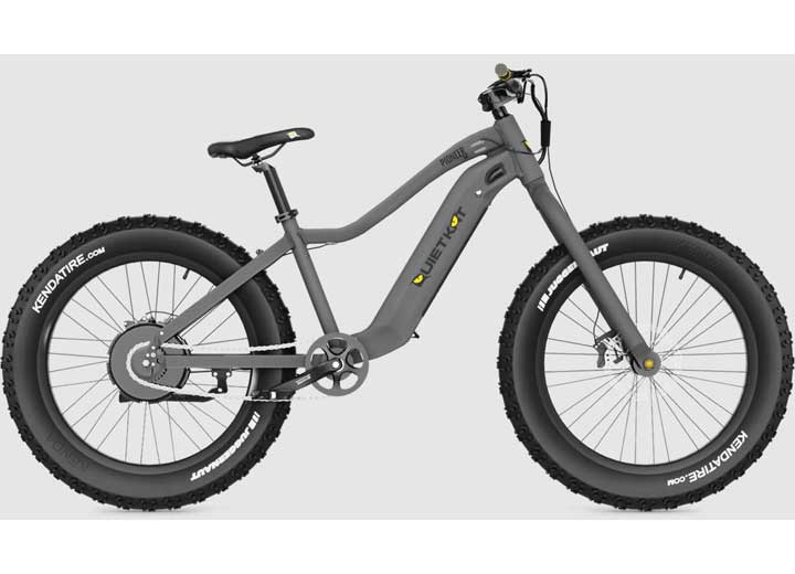 Quietkat Pioneer Electric Bike 500W 18in Frame, Charcoal 22-PIO-50-CHR-18