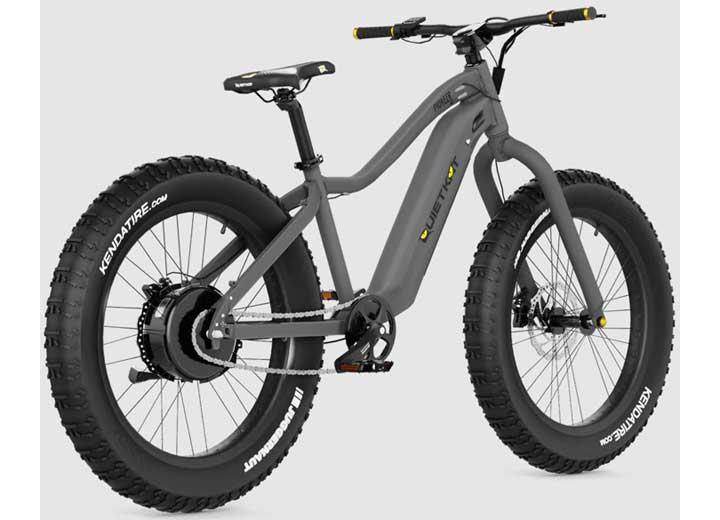 Quietkat Pioneer Electric Bike 500W 18in Frame, Charcoal 22-PIO-50-CHR-18