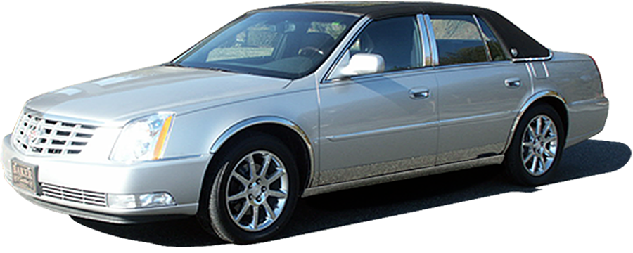 QAA 2000-2005 Cadillac DeVille 2006-2011 Cadillac DTS 6Pc Stainless Steel Pillar Post Trim PP40246