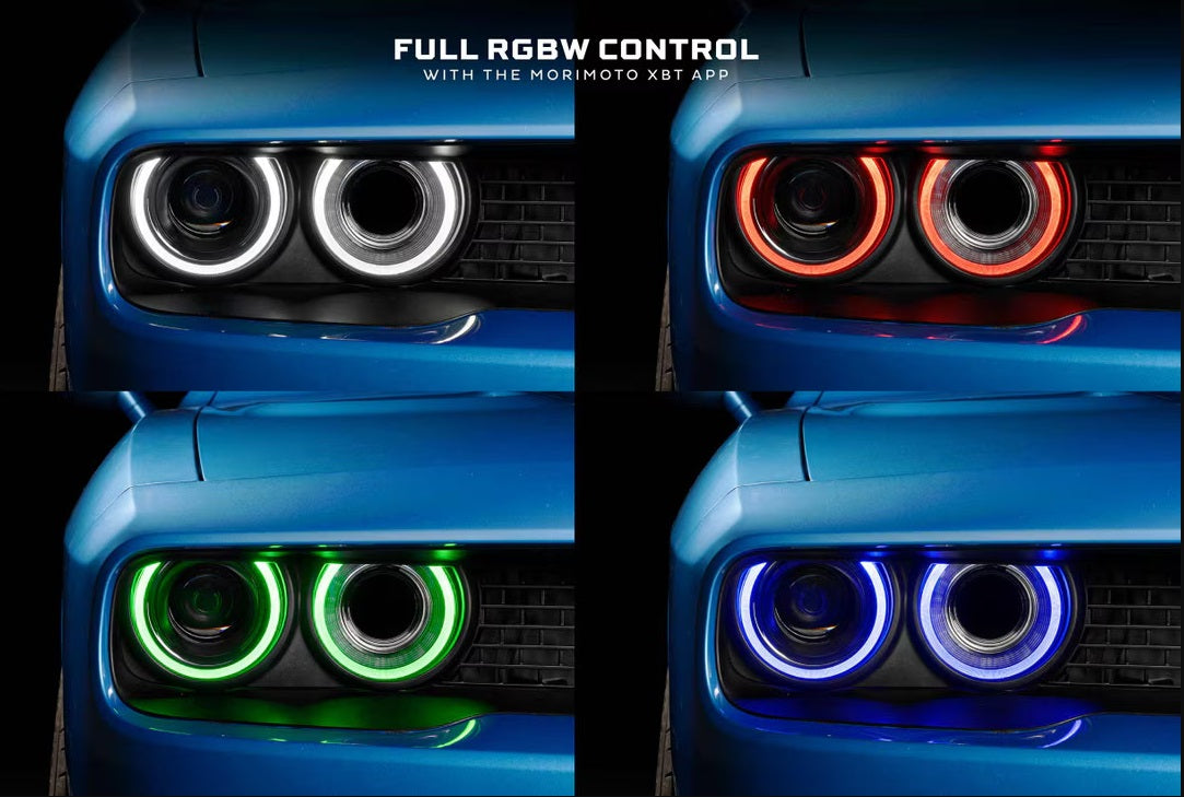 Morimoto 2015-2023 Dodge Challenger XRGB LED Headlights Set LF495