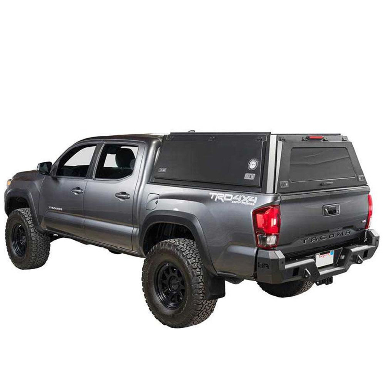 OVS 2015-2022 Chevrolet Colorado GMC Canyon 5' Bed Expedition Truck Cap With Full Wing Doors Front and Rear Windows & 3rd Brake Light 70100005