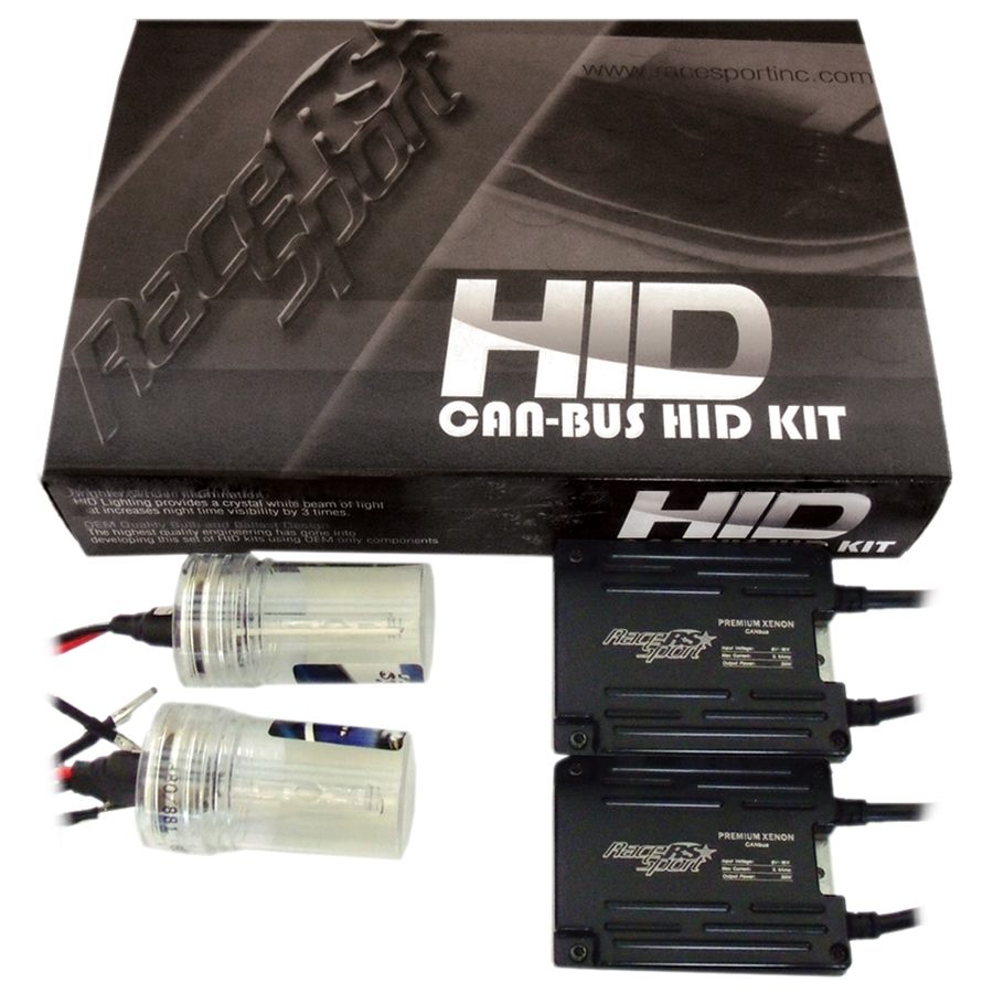 Race Sport Bi-Xenon Gen5 55W Canbus HID Kit H4-3-6K-G5-CANBUS