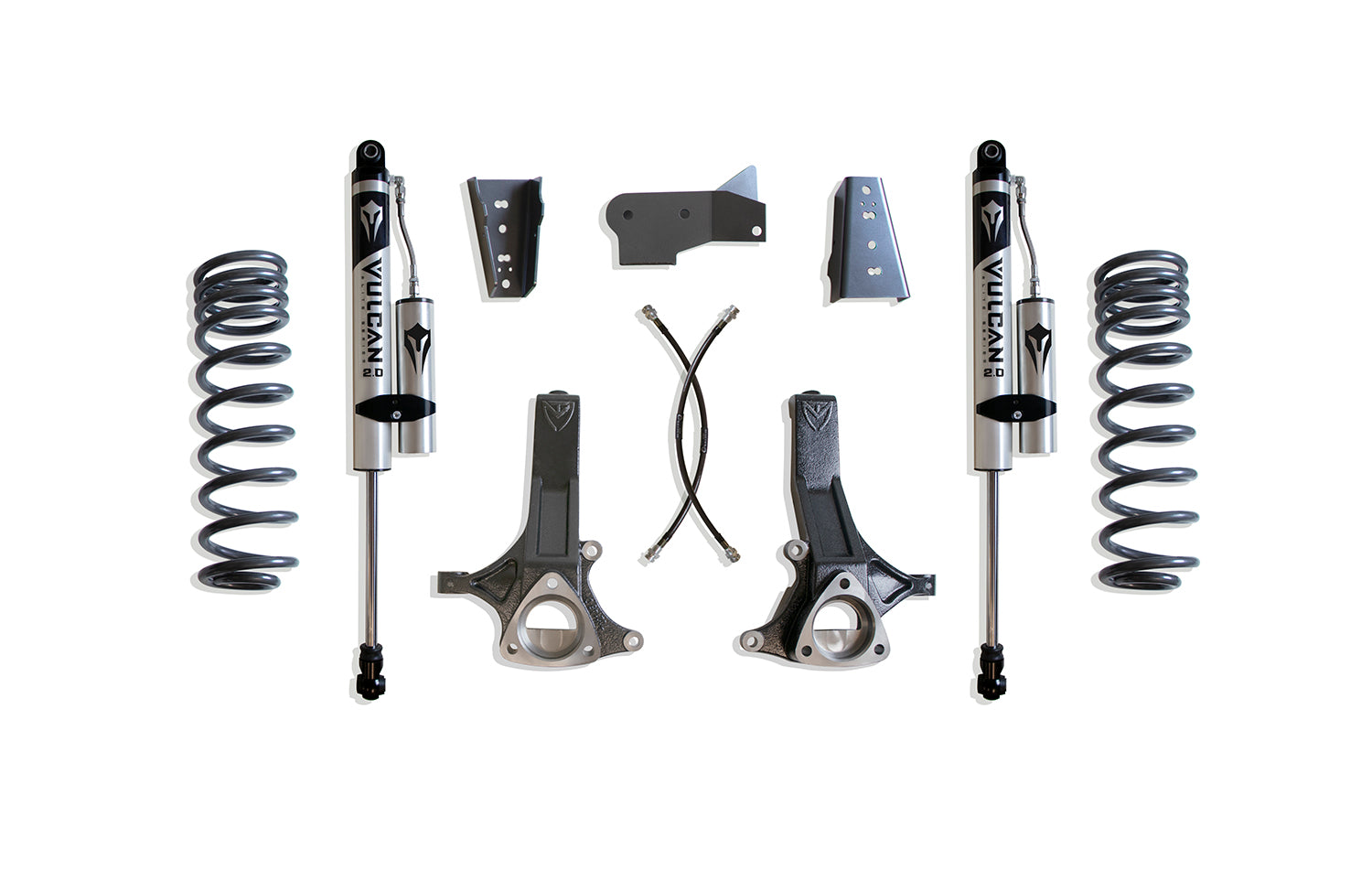 MaxTrac Suspension 2009-2018 Dodge Ram 1500 2019-2023 Dodge Ram 1500 Classic 2WD 4.5" Lift Kit Vulcan Series Reservoir Shocks Rear K882443VR