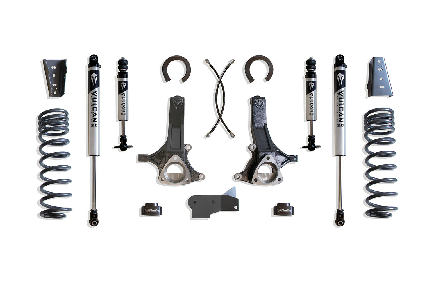 MaxTrac Suspension 2009-2018 Dodge Ram 1500 2019-2023 Dodge Ram 1500 Classic 2WD 6.5" Lift Kit Vulcan Series Shocks V6 K882465V