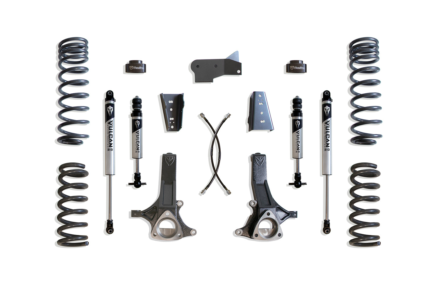 MaxTrac Suspension 2009-2018 Dodge Ram 1500 2019-2023 Dodge Ram 1500 Classic 2WD 7" Lift Kit Vulcan Series Shocks 5.7L K882471V