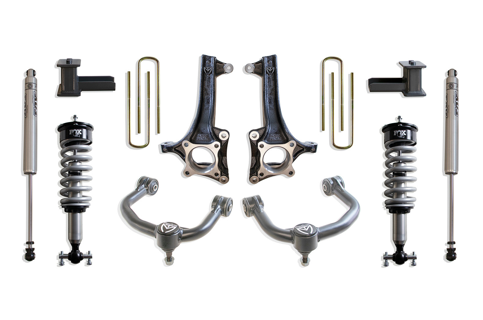 MaxTrac Suspension 2021-2023 Ford F-150 2WD 6" Lift Kit Fox Shocks K884164FC