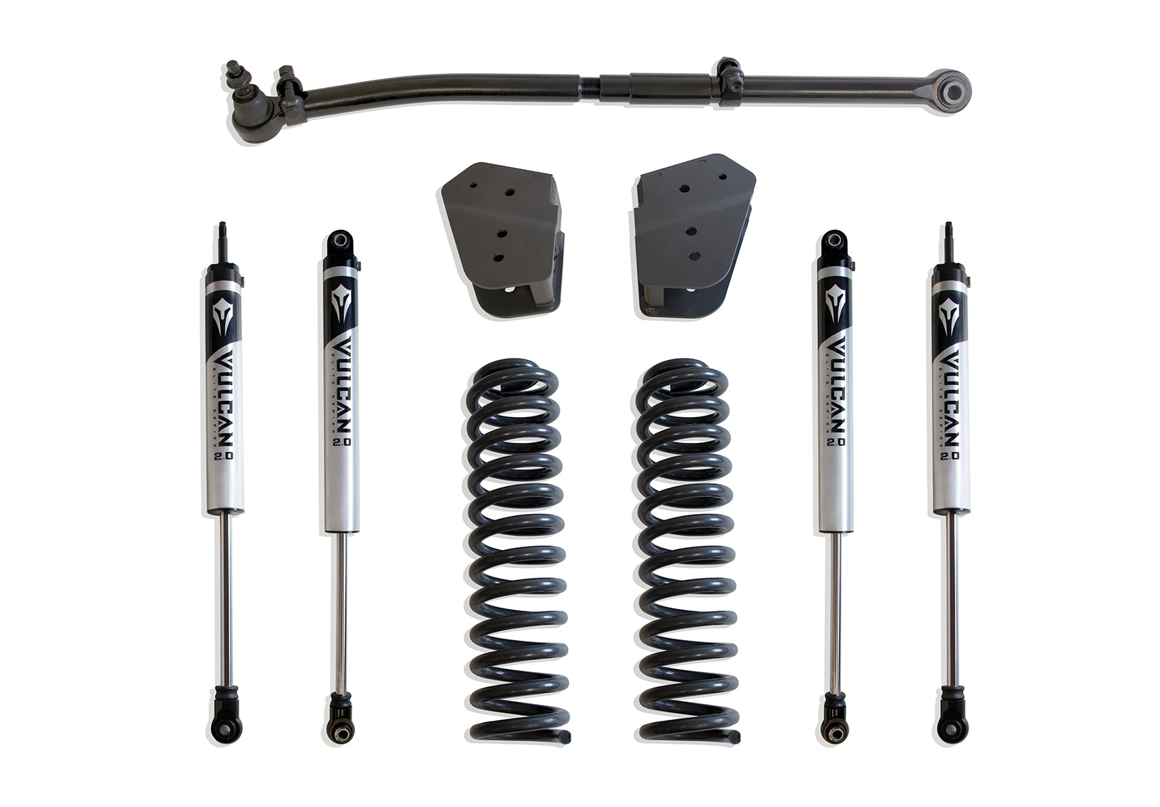 MaxTrac Suspension 2017-2022 Ford F-250 F-350 4WD 2.5" Lift Kit Vulcan Shocks K943325V