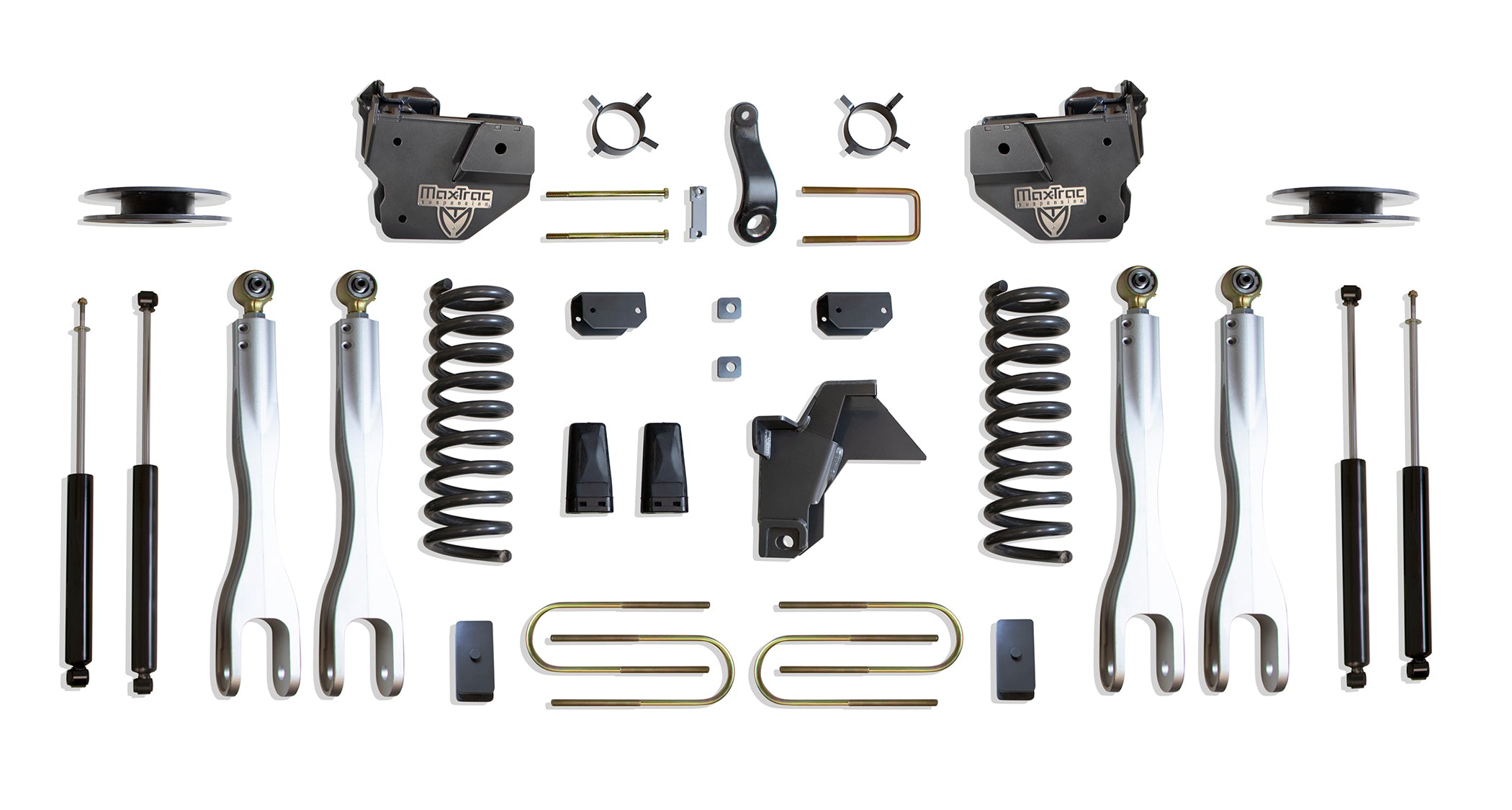 MaxTrac Suspension 2019-2023 Dodge Ram 3500 4WD 4" Lift Kit With 4-Links Max Trac Shocks K947541LA