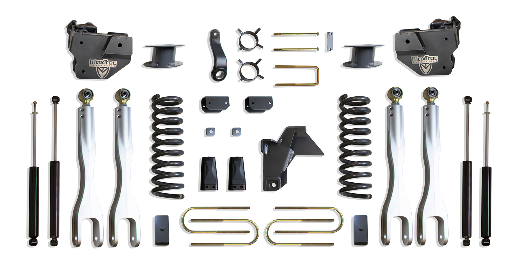 MaxTrac Suspension 2019-2023 Dodge Ram 3500 4WD 6" Lift Kit With 4-Links Max Trac Shocks K947563LA