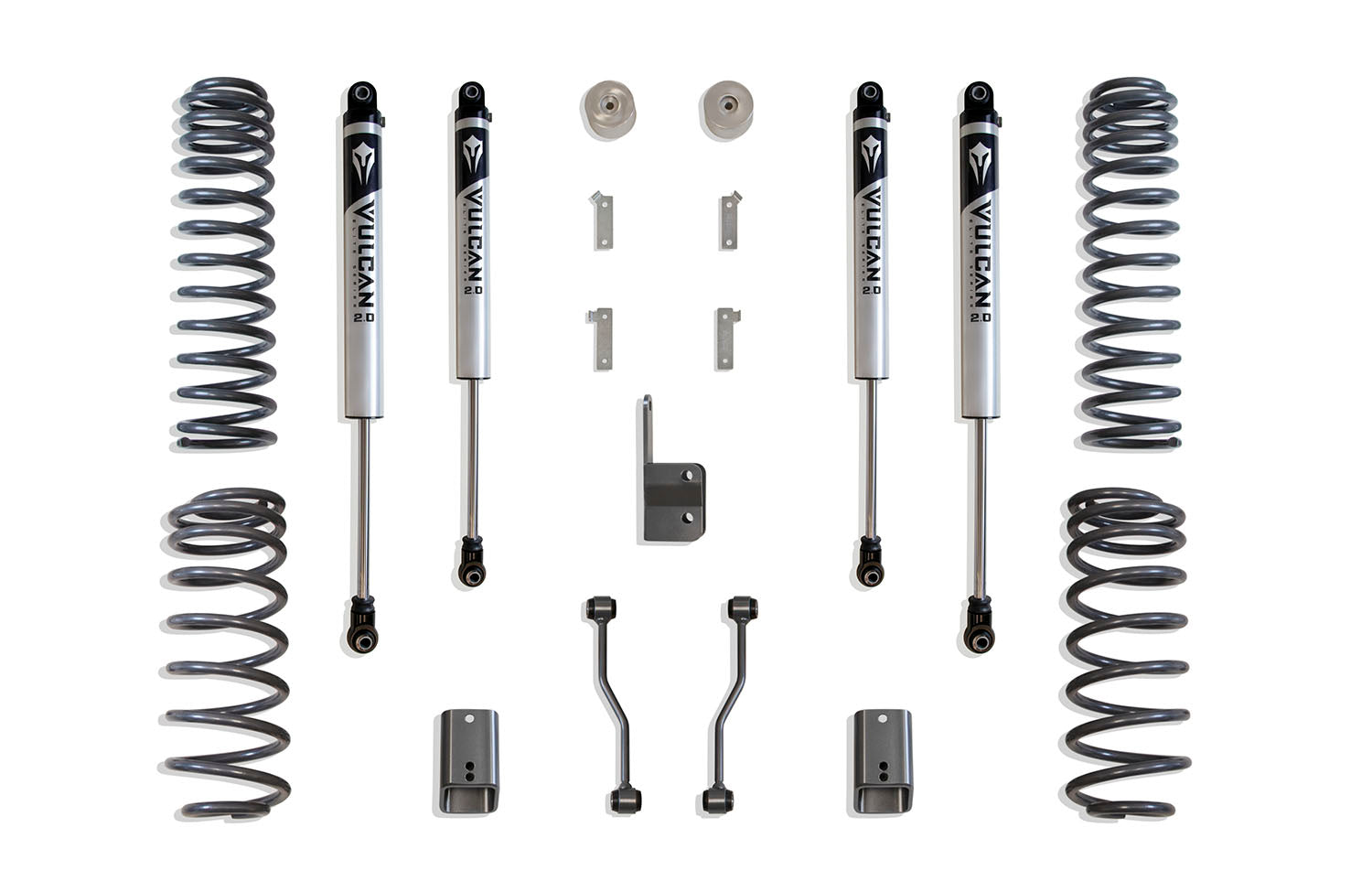 MaxTrac Suspension 2018-2023 Jeep Wrangler Jl 4WD 3" Lift Kit With Vulcan Series Shocks K949832V