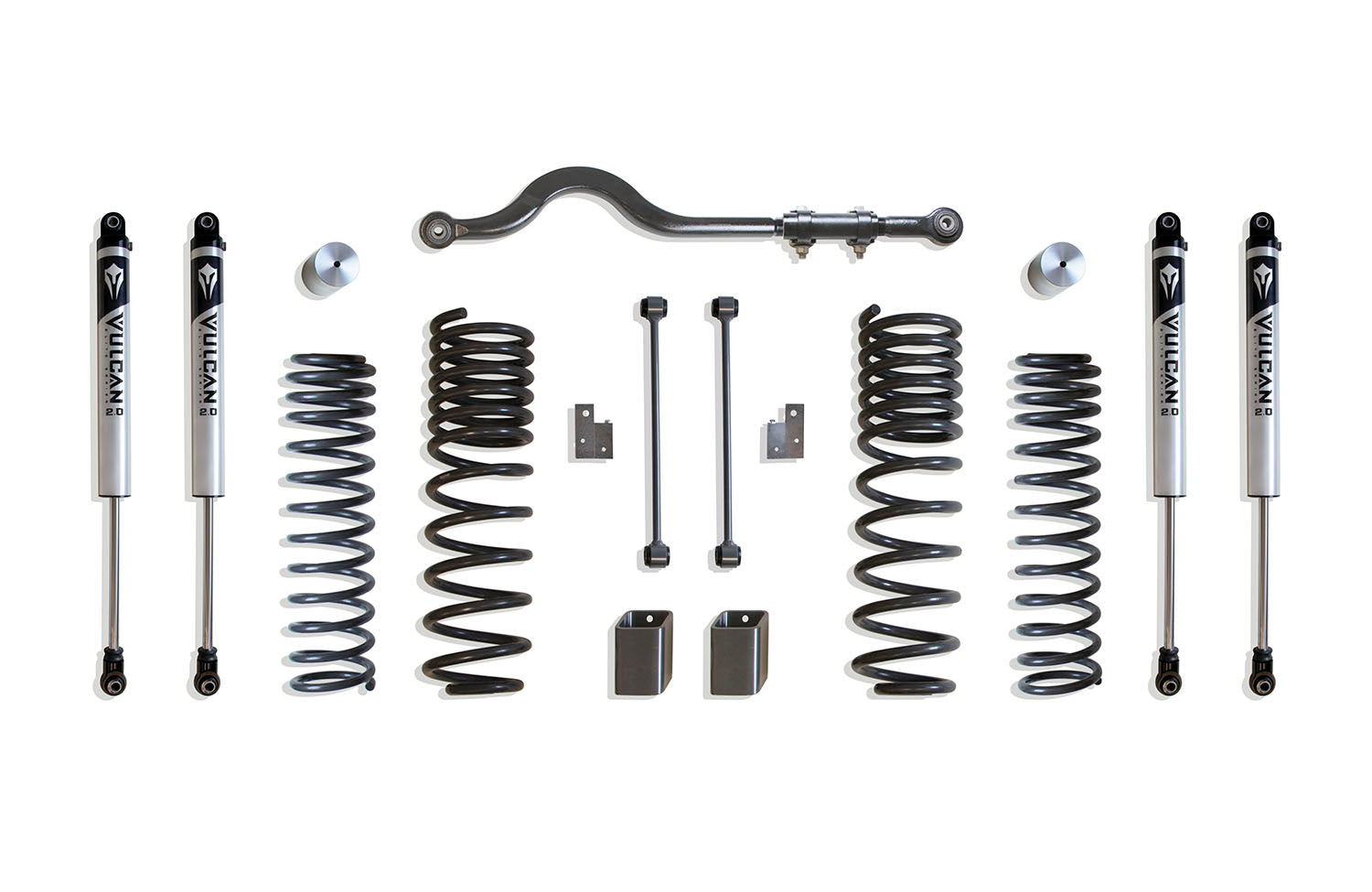 MaxTrac Suspension 2020-2023 Jeep Gladiator 4WD 4.5" Lift Kit With Vulcan Series Shocks K949942V