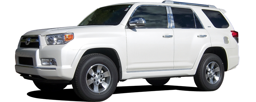 QAA 2010-2024 Toyota 4Runner 14Pc Stainless Steel Window Trim Package WP10177