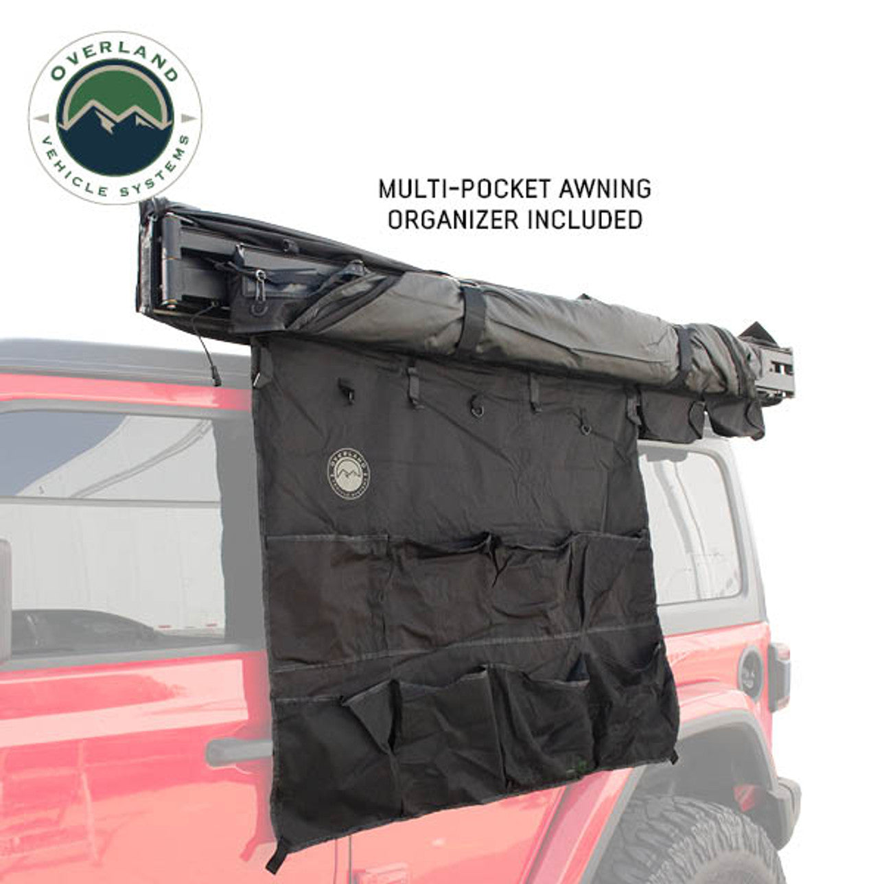 OVS Nomadic XD 180 Awning Universal Black Body Black Trim With Black Travel Bag 19609927