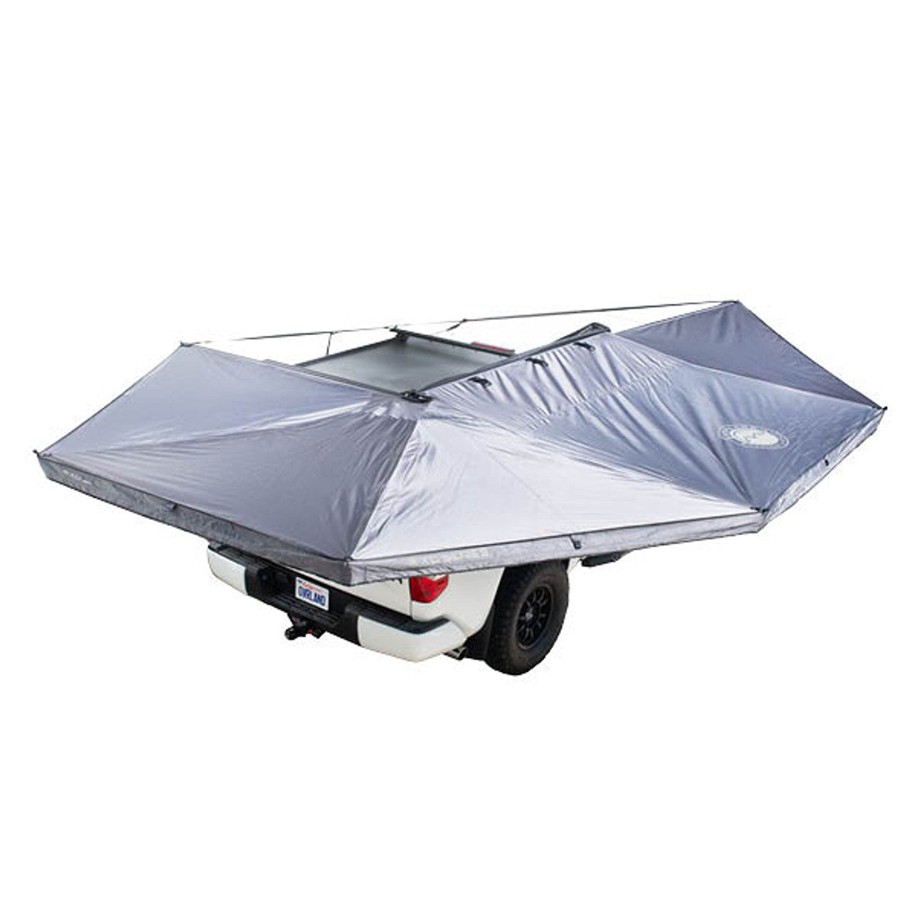 OVS Nomadic XD 270 Awning Passenger Side Black Out Grey Hex Black Trim With Lights & Travel Cover 19690022