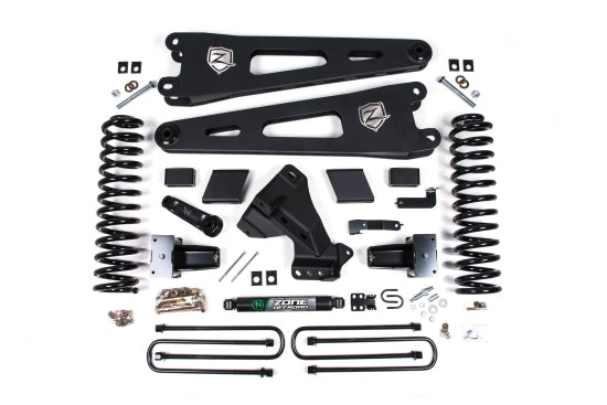 Zone Offroad 2023-2024 Ford F250 F350 Super Duty Diesel 4WD 7” Radius Arm Lift Kit ZONF127