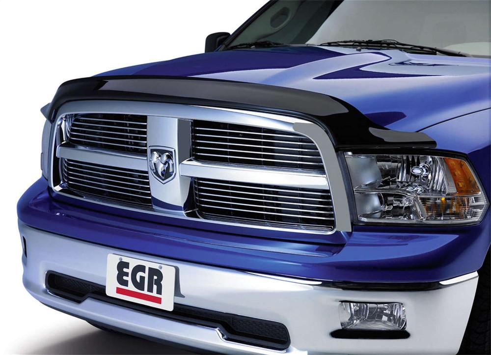 EGR 2009-2024 Dodge Ram 1500 Aerowrap Hood Guard Smoke Finish 392651