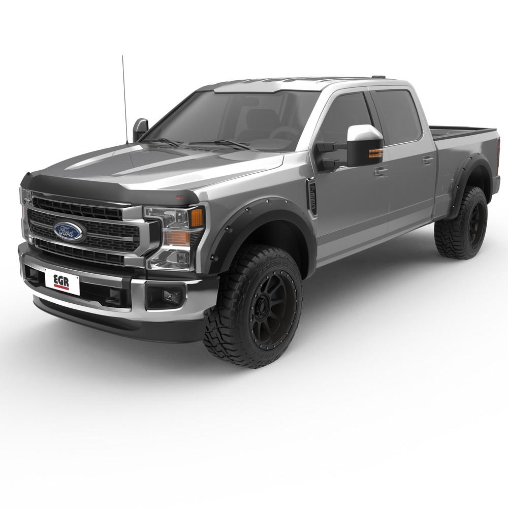 EGR 2017-2022 Ford F-250 F-350 Super Duty Superguard Hood Guard Smoke Finish 303911