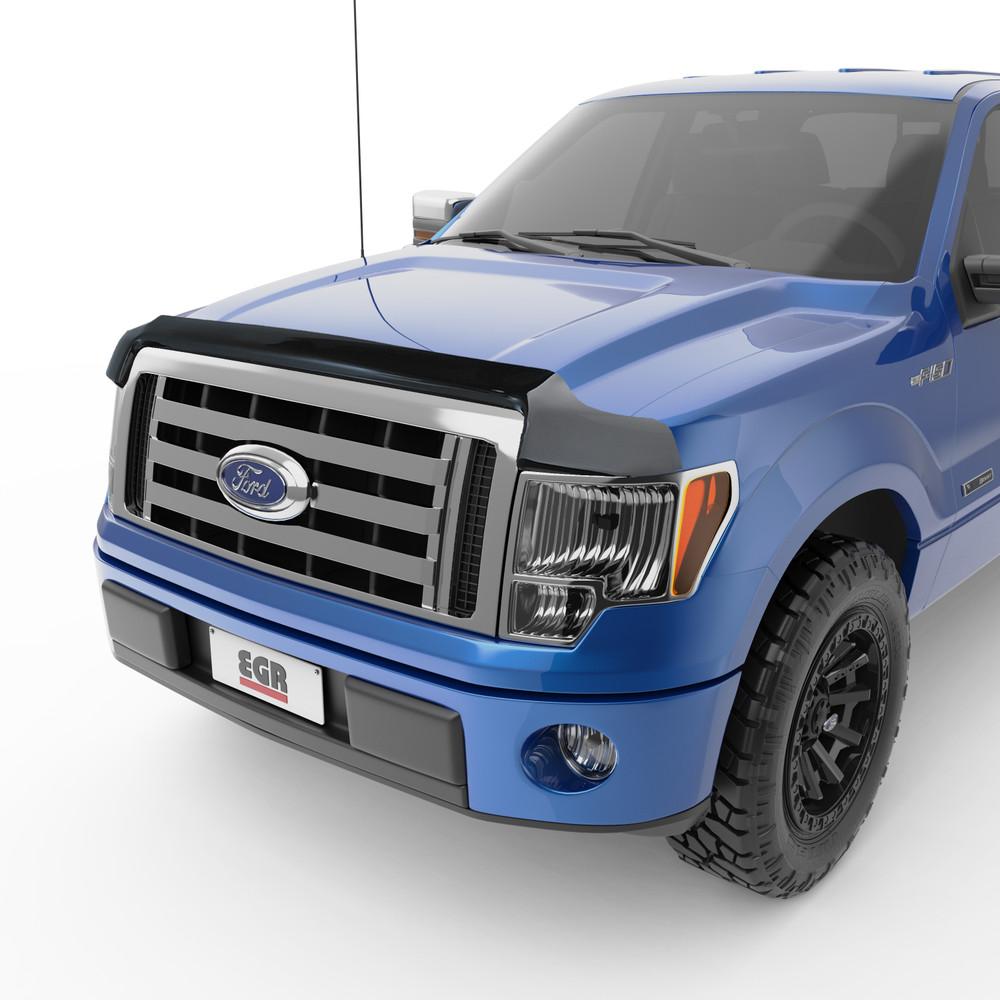 EGR 2009-2014 Ford F-150 Superguard Hood Guard Smoke Finish 303371