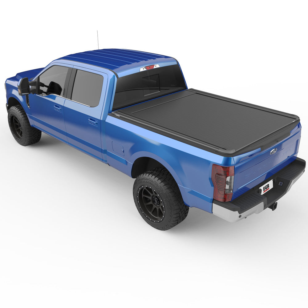 EGR 2017-2024 Ford F-250 F-350 Super Duty 6' 8" Bed Length RollTrac Electric Retractable Bed Covers RT040031E