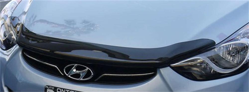 EGR 2011-2015 Hyundai Elantra Superguard Hood Guard Smoke Finish 306391