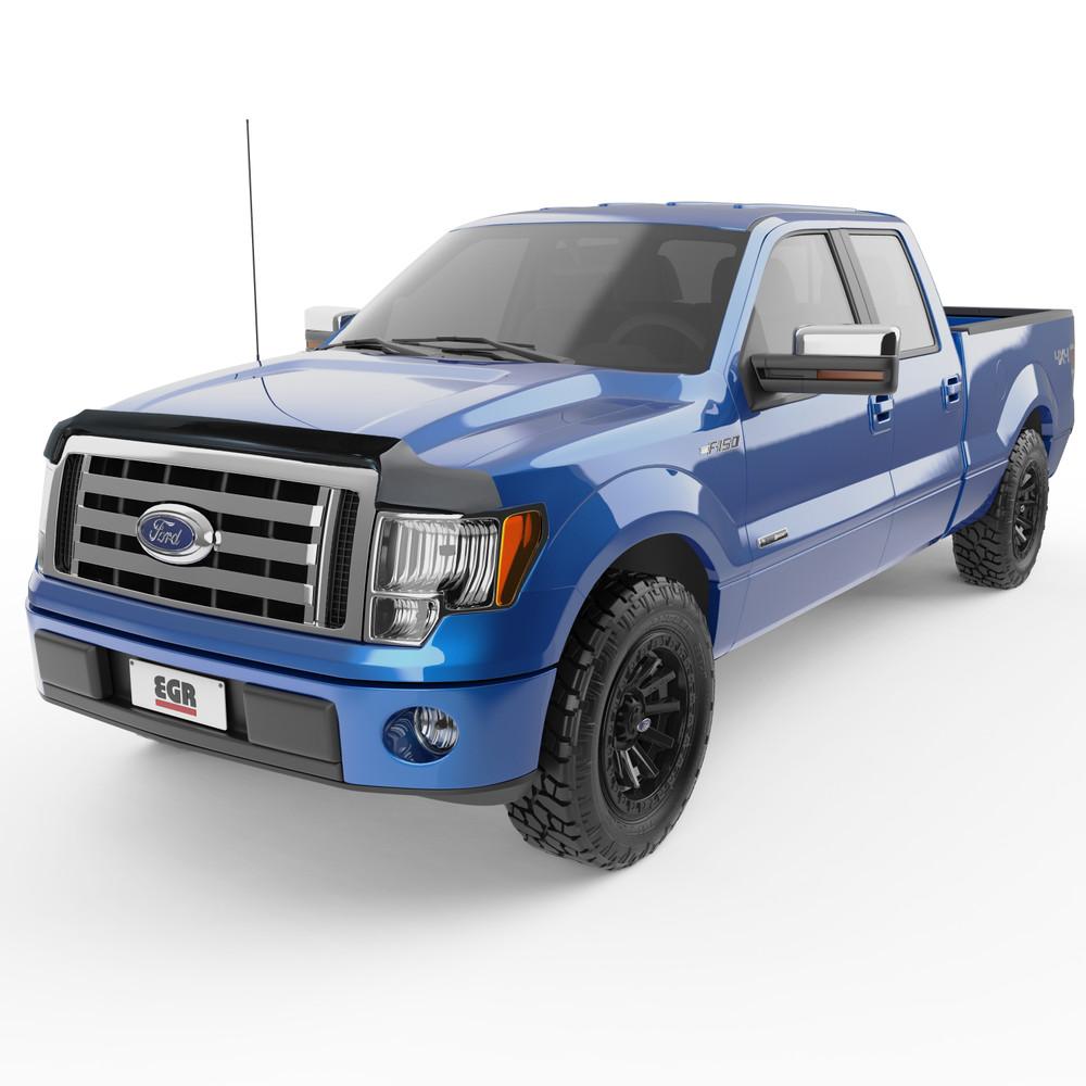 EGR 2009-2014 Ford F-150 Superguard Hood Guard Smoke Finish 303371