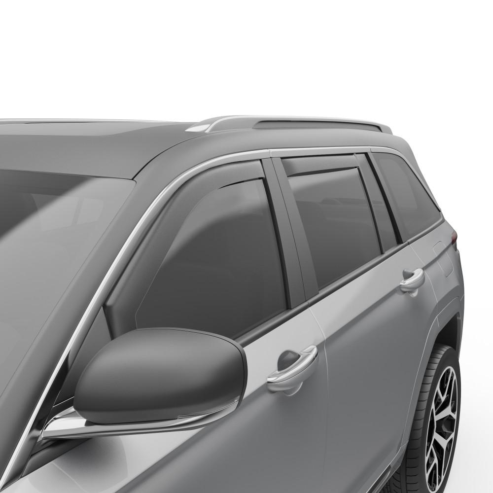 EGR 2022-2024 Jeep Grand Cherokee WL In-channel 4pc Matte Finish 4 Door Window Visors 573775