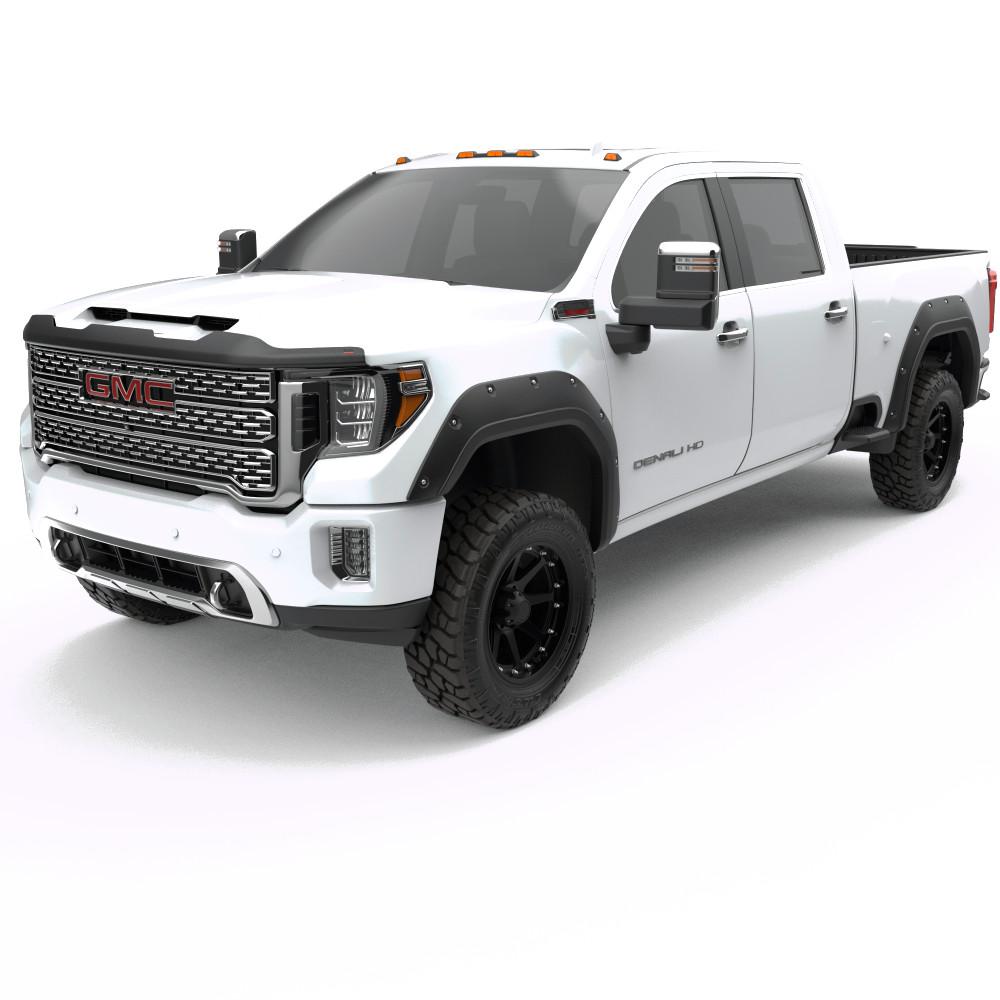 EGR 2020-2024 GMC Sierra 2500HD 3500HD Superguard Hood Guard Smoke Finish 301951