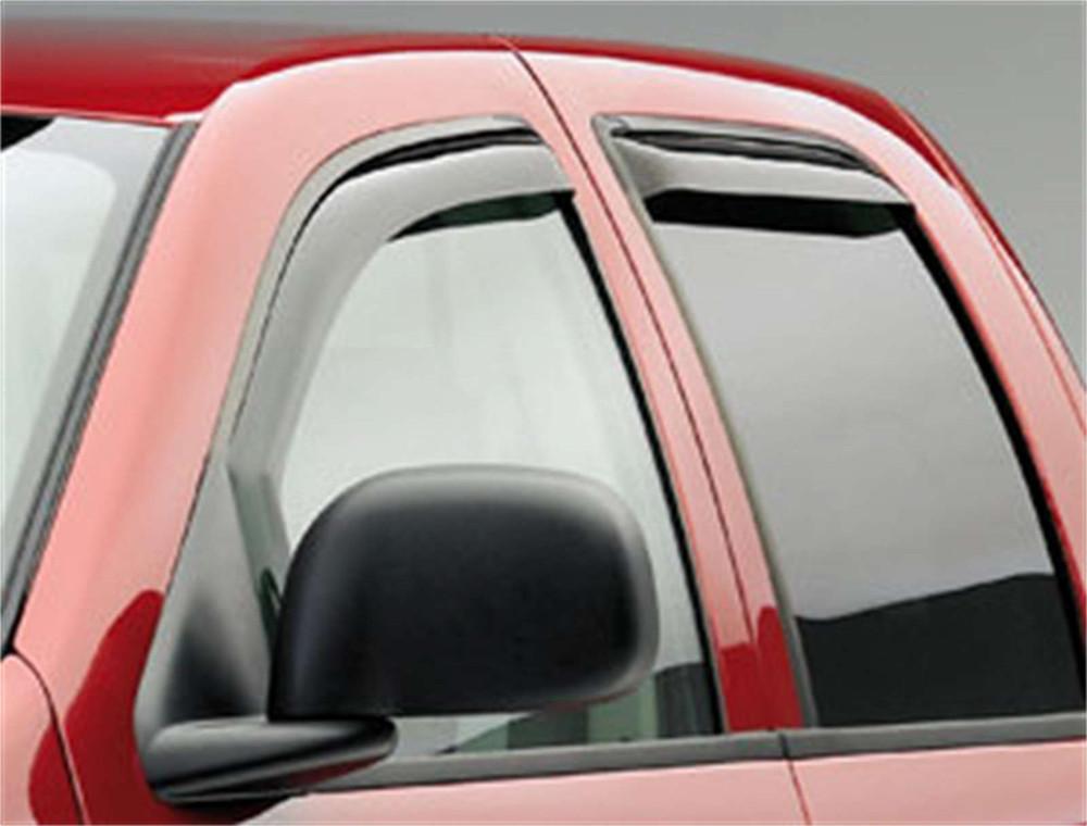 EGR 2002-2009 Dodge Ram 1500 2500 3500 In-channel 4pc Smoke Finish Crew Cab Window Visors 572451