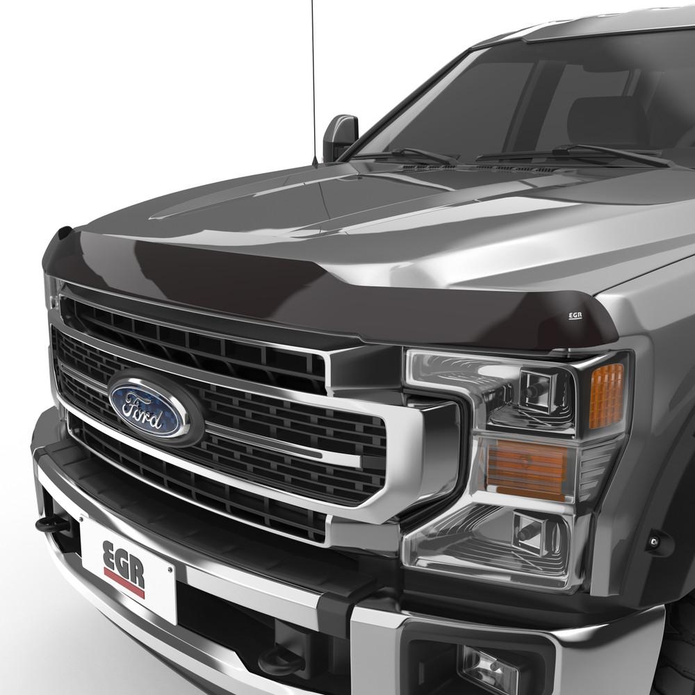 EGR 2017-2022 Ford F-250 F-350 Super Duty Superguard Hood Guard Smoke Finish 303911