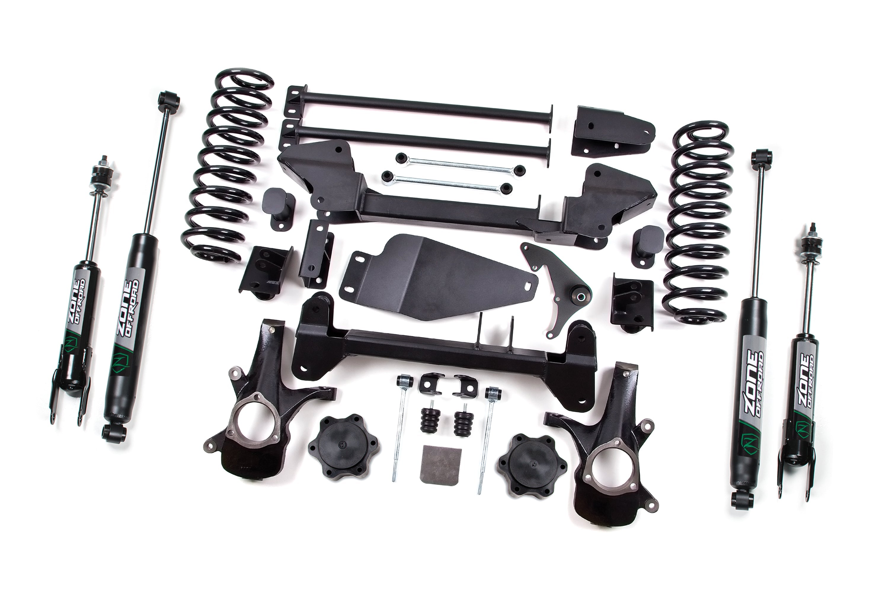 Zoneoffroad 1999-2006 Chevrolet Avalanche 1500 Suburban 1500 Tahoe GMC Yukon Yukon XL 1500 4WD 6" Lift Kit ZONC7F